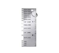 Gauge De Fil Portable En Acier Inoxydable Épaisseur D' À Double Face Mesureur ' Pour L'inspection Directeur ' 'ingénierie De L'
