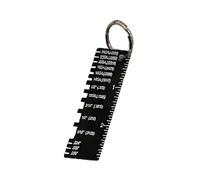Gauge De Fil Portable En Acier Inoxydable Épaisseur D' À Double Face Mesureur ' Pour L'inspection Directeur ' 'ingénierie De L'