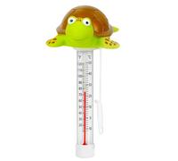 Gauge de température de la piscine, thermomètre flottant de conception de tortues, dispositif de mesure facile à lire facilement, 10,24x3,94x3,54 pouces pour les Bath, piscine, lac, bain à rem