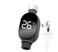 Gauge de température de l'eau de douche, compteur de température de douche LED, Moniteur de température de l'eau en temps réel avec affichage LED, Thermostat de bain imperméable, détecteur de ménage,