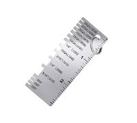 Gauge Fil Portable En Acier Inoxydable Épaisseur D'épaisseur D'épaisseur À Double Face Mesureur Pour Mesure L'inspection