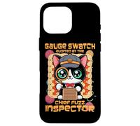 Gauge Swatch AUDITED by The Chief Fuzz Inspector Coque pour iPhone 16 Pro Max