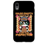 Gauge Swatch AUDITED by The Chief Fuzz Inspector Coque pour iPhone XR