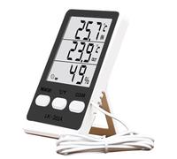 Gauge température réfrigérateur - Valeur thermomè hygromè externe, dispositif manipulation multipose | Aide à mesurer la température capteur 'aquarium, Examinateur 'instruments