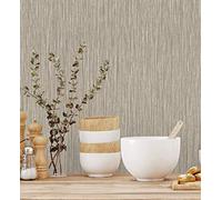 GAULAN 500676390 Papier peint vinyle lessivable effet fibre végétale texturé en relief pour mur salon cuisine bain chambre meuble salle à mange tête de - Échantillon DIN A4