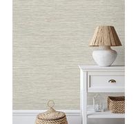 GAULAN 500681836 Papier peint vinyle écologique texturé en fibres de chanvre sur fond vert d'eau clair pour mur salon cuisine bain couloir salle à mange - Échantillon DIN A4