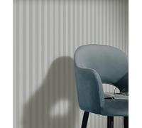 GAULAN - 500683473 Papier Peint à Fines Rayures estompées Gris pour Mur pièce Salon Chambre Couloir enfantine Salle à Mange tête de lit Hall d'entrée - Échantillon DIN A4