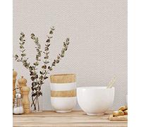 GAULAN 680976 Papier peint vinyle lessivable épis texturé en relief pour mur salon cuisine bain chambre couloir meuble salle à mange tête de lit hall - Rouleaux de 10 m x 1,06 m