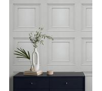 GAULAN 682855 Papier peint vinyle lavable caissons en bois texturés en relief pour mur salon cuisine chambre couloir stanza salle à mange tête de lit - Rouleaux de 10 m x 0,53 m