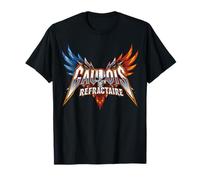 Gaulois Refractaire Crâne Ailes Feu - Guerrier Rebelle T-Shirt