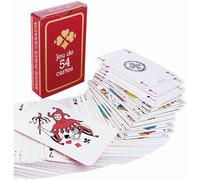 Gauloise Gauloise - Jeu De 54 Cartes Cartonnées Plastifiées - 4 Index Standards - Portraits Franç[Z1004]