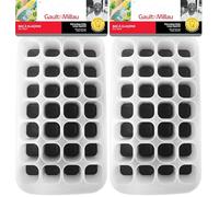 GAULT&MILLAU - Bac à Glaçons - Design pratique pour un démoulage facile - Idéal pour rafraîchir vos boissons - Lot de 2, La Collection Apéritif et Oenologie