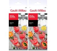 GAULT&MILLAU - Pailles en Papier x25 - Écologiques et élégantes - Idéales pour boissons froides et cocktails - Lot de 2
