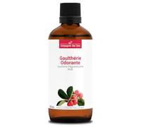 GAULTHÉRIE ODORANTE BIO - 100mL - Huile Essentielle de Qualité Premium - 100% Pure, Naturelle, Garantie ChromaCert - Chémotypée et Intégrale - La Compagnie des Sens