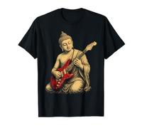 Gautama Bouddha Rock Guitare Art Historique T-Shirt