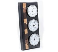 Gautzsch 9103-06 Fischer Station météo en bois Noir avec incrustations