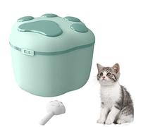 GAVALE Conteneurs de Stockage d'aliments pour Animaux de Compagnie, boîte de Stockage de déshydratant intégrée pour friandises pour Animaux de Compagnie de Grande capacité, pour Chien, Chat,Vert