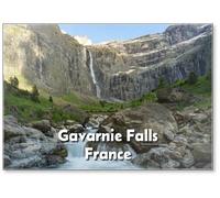 Gavarnie Falls, spectaculaire cascade dans les Pyrénées françaises, cascades les plus hautes de France, monument touristique populaire, aimant de réfrigérateur