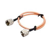 GAVATKLKCP RG400 Câble double blindage UHF PL259 mâle vers connecteur RF coaxial Pigtail Jumper Adaptateur droit (50 cm)