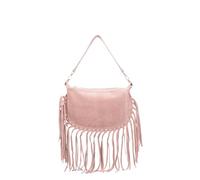 Gave Lux Sac à bandoulière convertible en sac à dos pour femme en cuir véritable Made in Italy 30 x 21 x 1 cm, Rose antique, Taille unique