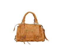Gave Lux Sac à bandoulière pour femme. Produit artisanal. Matériau extérieur : cuir véritable. Fabriqué en Italie. GLX220609123FBG. 25 x 15 x 10 cm, cognac, 15x25x10