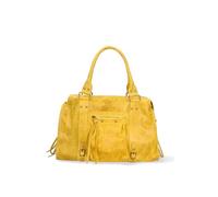 Gave Lux Sac Épaule Cuir Véritable 41x28x13 cm GLX220609023FBG Jaune