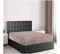 Gaveno Cavailia Teddy Parure de lit en Polaire Motif Licorne et étoiles Gris Anthracite Simple, Rose, King Fitted Sheet