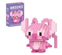 GAVI STORE | Figurine à assembler Angel 6,7 cm | 197 pièces Micro Bricks | Jeu de construction compatible Lego | Lilo & Stitch