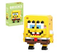 GAVI STORE | Figurine à assembler Bob l’éponge 6 cm | 202 pièces Micro Bricks | Jeu de construction compatible Lego