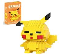 GAVI STORE | Figurine à assembler Pokémon | Pikachu 7 cm | 178 pièces Micro Bricks | Jeu de construction compatible Lego