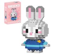 GAVI STORE | Figurine à assembler Zootopie Bonnie Hopps 7,4 cm | 164 pièces Micro Bricks | Jeu de construction compatible Lego