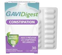 GAVIDigest Constipation, 30 gélules, sans gluten, sans lactose