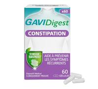 GAVIDigest Constipation, 60 gélules, sans gluten, sans lactose