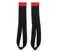 Gavigain 1 paire de dragonnes de levage en polyester souple fixe antidérapantes pour entraînement de force (Noire)