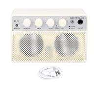 Gavigain 10W Mini Guitar Amplifier DC 5V Dual Channel Rechargeable Portable Electric Bass Amplifier Idea for Enjoying Songs