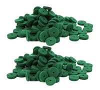 Gavigain 180 pièces tapis de feutre de clavier de piano en pure laine verte accessoire d'instrument de musique rond pour l'accordage et l'entretien du piano