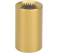 Gavigain 2 en 1 Cue Tip Shaper Outil de grattage d'extrémité de bâton de Piscine Accessoire de Billard Améliorer Les compétences de préhension Aluminium léger Débutant Joueurs de (Jaune)