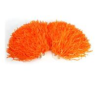 Gavigain 2pcs Pom Poms Cheerleading, Pom Poms Cheerleader Fashionable Pom Poms pour Sports Party Dance Team Spirit pour Enfants Adultes (Orange)