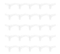 Gavigain 30 Pack PVC Aquarium Air Air Water Pied Adaptateur, L Forme, 3 Voies, connecteurs à 4 Voies, Non, Personnalisables pour Les Pompes à air, Les Pierres à Bulles, Les (Crystal Tee)