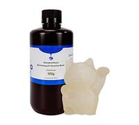 Gavigain 500g Pure White 3D Résine d'imprimante, Faible retrait, finition lisse, fort et flexible, impact, pour les bijoux et l'impression d'architecture (Blanc) (Noir) (Orange) (Rouge) (Vert)