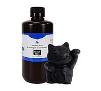 Gavigain 500g Pure White 3D Résine d'imprimante, Faible retrait, finition lisse, fort et flexible, impact, pour les bijoux et l'impression d'architecture (Blanc) (Noir)