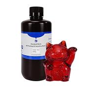 Gavigain 500g Pure White 3D Résine d'imprimante, Faible retrait, finition lisse, fort et flexible, impact, pour les bijoux et l'impression d'architecture (Blanc) (Noir) (Orange) (Rouge) (Vert)