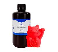 Gavigain 500g Pure White 3D Résine d'imprimante, Faible retrait, finition lisse, fort et flexible, impact, pour les bijoux et l'impression d'architecture (Blanc) (Noir) (Orange) (Rouge)