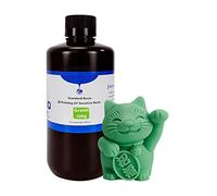 Gavigain 500g Pure White 3D Résine d'imprimante, Faible retrait, finition lisse, fort et flexible, impact, pour les bijoux et l'impression d'architecture (Blanc) (Noir) (Orange) (Rouge) (Vert)