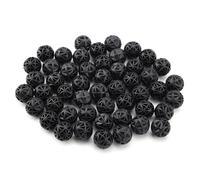 Gavigain 50pcs Biochemical Filter Balls, améliore la qualité de l'eau, favorise Les Aquariums d'eau Douce et d'eau salée, Les étangs de Poisson et Les récipients (16mm with Cotton)