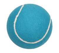 Gavigain 8 Pouces Balle de Tennis Jumbo Portable Gonflable Noyau en Caoutchouc Peluche Feutre Jumbo Signature Balle de Tennis pour Enfants Animaux de Compagnie (Bleue)