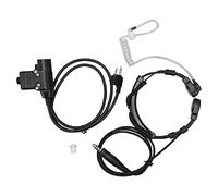 Gavigain Adaptateur U94 PTT, Adaptateur U94 PTT Mains Libres Push to Talk, Adaptateur Militaire, Bouton De Câble, Talkie-walkie, Câble De Connecteur De Casque avec Micro De Gorge, écouteur pour Alan