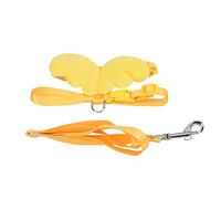 Gavigain Adjustable Yellow Duck Harnness Lash, Fit Confortable, Nylon Respirant, Marche extérieure sûre, pour Canards, Poulets, oies (M)