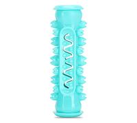 Gavigain Chien de Compagnie de sécurité molaire Nettoyage dent Tige Puzzle Formation Jouer Brosse à Dents Jouet pour Chien lac Bleu, Vert, Jaune 15cm (Lake Blue)