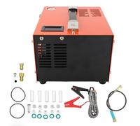 Gavigain Compresseur d'air PCP avec 5 Kits de filtres en Coton, Max 4500 psi/30 MPa, Double Alimentation pour Voiture 12 V DC ou Maison 110 V AC, démarrage à Un Bouton, Remplissage Rapide